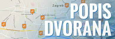Dvorane u Zagrebu
